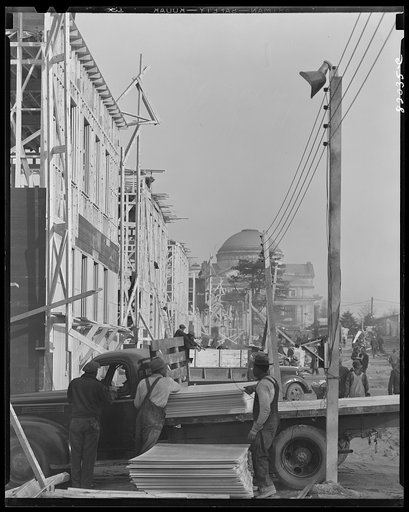 Untitled photo, possibly related to: Washington, D.C. Emergency defense office construction
