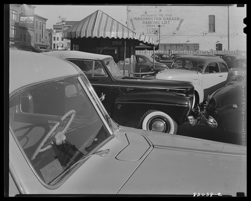 Congested parking lot. Washington, D.C.