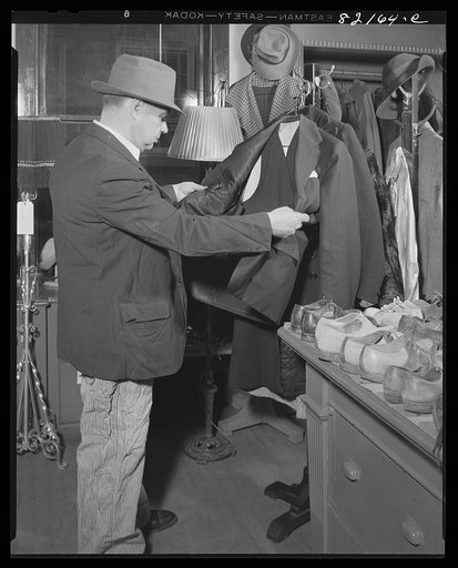 Washington, D.C. Self-help client buying suit in self-help exchange
