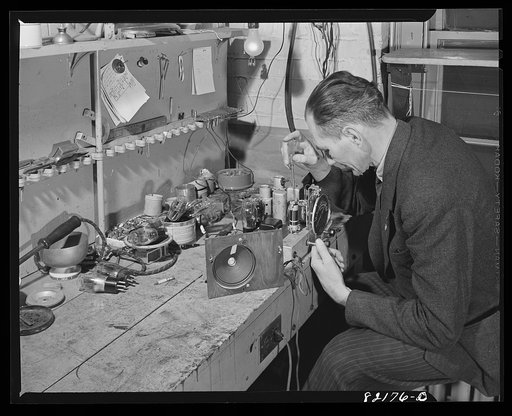 Washington, D.C. Radio repair service in the self-help exchange