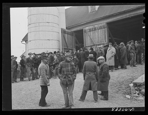 Lancaster County, Pennsylvania. Farm auction