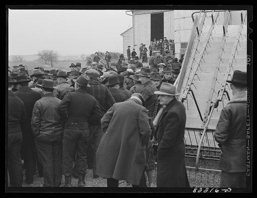 Lancaster County, Pennsylvania. Farm auction