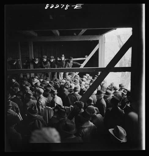 Untitled photo, possibly related to: Lancaster County, Pennsylvania. Farm auction
