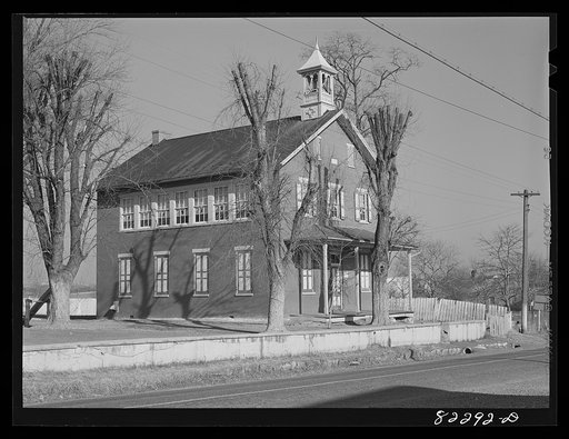 Lancaster County, Pennsylvania. Public school in the heart of the Mennonite country
