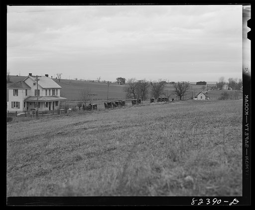 Blue Ball, Pennsylvania (vicinity). Mennonite funeral