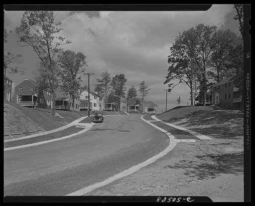 Arlington, Virginia. Subdivision under construction