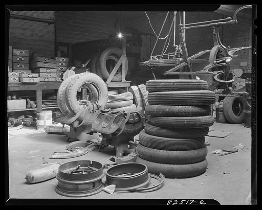 Washington, D.C. Tire retreading shop