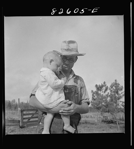 Escambia Farms, Florida. George McLelland and his youngest son
