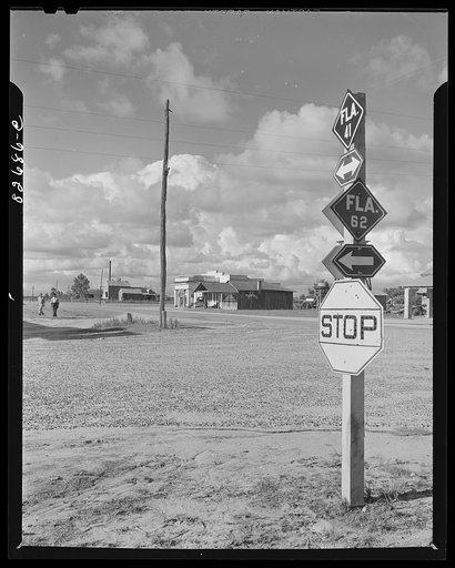 Baker, Florida. Crossroads in nearest town to Escambia Farms