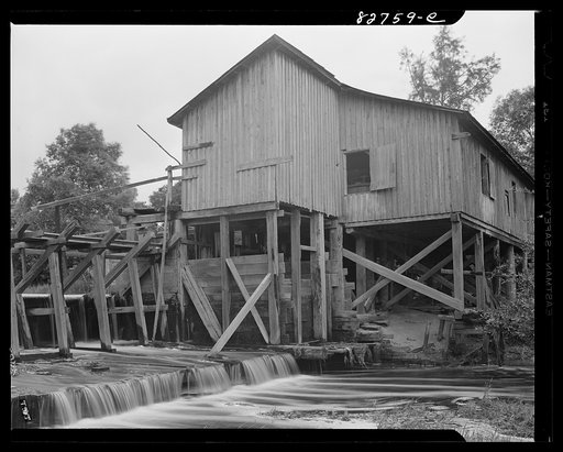Grist mill which has been grinding corn for eighty years