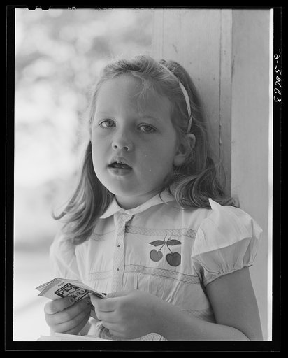 Untitled photo, possibly related to: Childersburg, Alabama. Cousa Court defense housing project. Defense worker's child