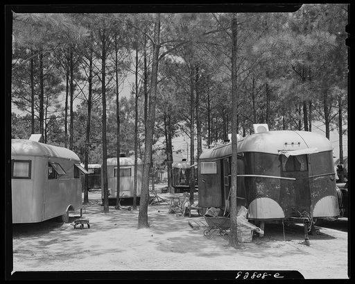 Childersburg, Alabama. Trailer camp where the rent is three dollars a month