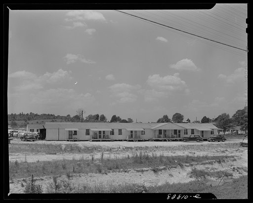 Childersburg, Alabama. Privately built apartment to accomodate defense workers