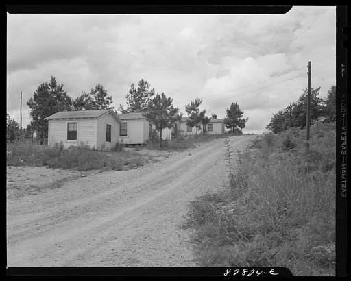 Childersburg, Alabama. Privately built apartment to accomodate defense workers.