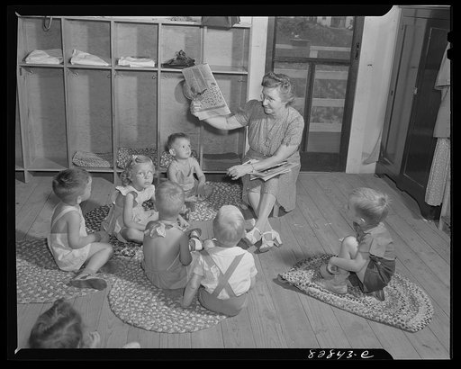 Childersburg, Alabama. WPA (Works Progress Administration) day nursey for defense workers' children