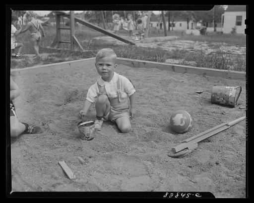 Untitled photo, possibly related to: Childersburg, Alabama. WPA (Works Progress Administration) day nursey for defense workers' children