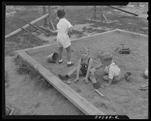 Untitled photo, possibly related to: Childersburg, Alabama. WPA (Works Progress Administration) day nursey for defense workers' children