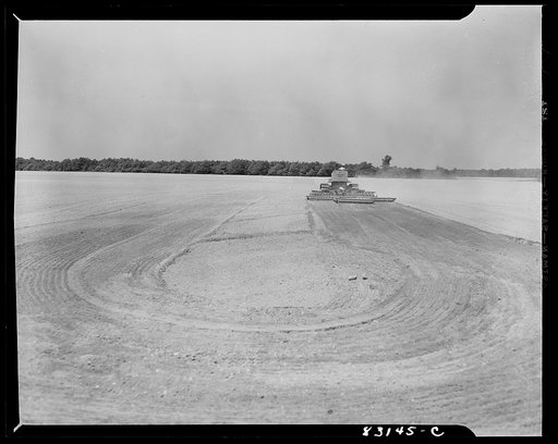 Bridgeton, New Jersey. Seabrook Farm. Cultivating a field