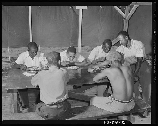Bridgeton, New Jersey. FSA (Farm Security Administration) agricultural workers' camp. The cafeteria
