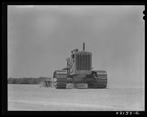 Bridgeton, New Jersey. Seabrook Farm. Cultivating a field