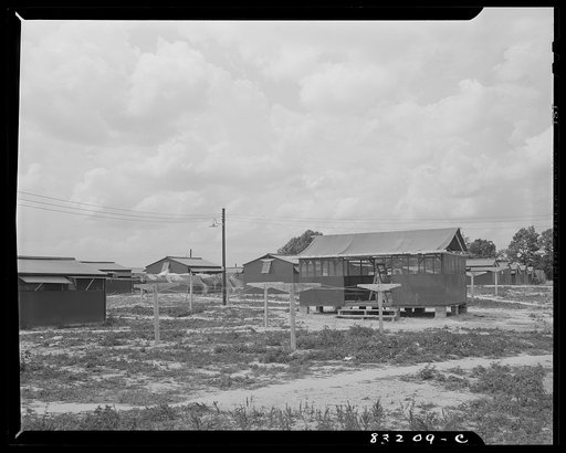 Bridgeton, New Jersey. FSA (Farm Security Administration) agricultural workers' camp. Laundry tent