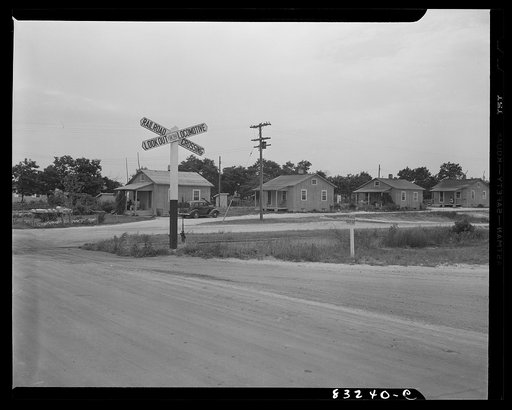 Bridgeton, New Jersey. Seabrook Farm. Houses built by Seabrook for migrant workers
