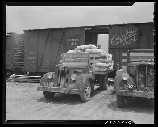 Bridgeton, New Jersey. Seabrook Farm. Fertilizer for the fields
