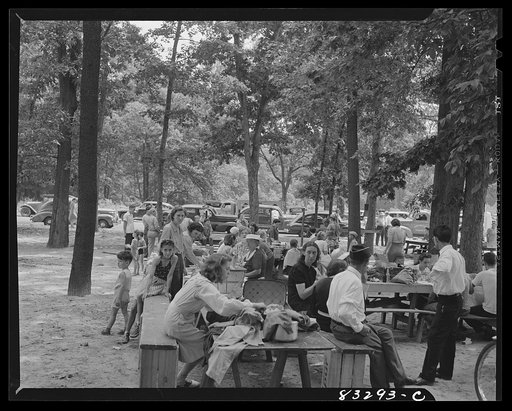 Bridgeton, New Jersey. Fourth of July picnic
