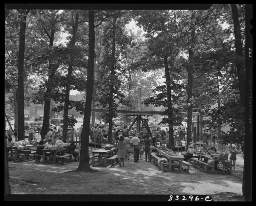 Bridgeton, New Jersey. Fourth of July picnic
