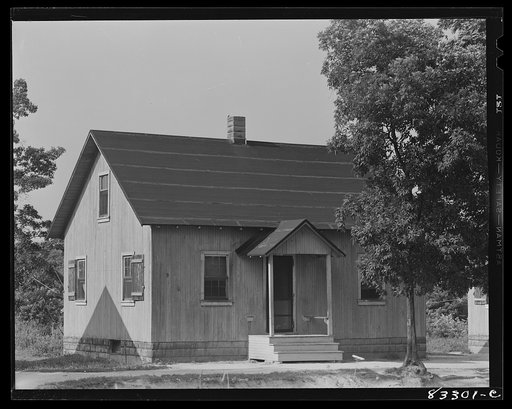 Bridgeton, New Jersey. Seabrook Farm. House built by Seabrook to house farm workers
