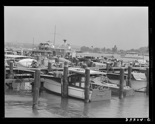 Untitled photo, possibly related to: Washington, D.C. Washington yacht basin