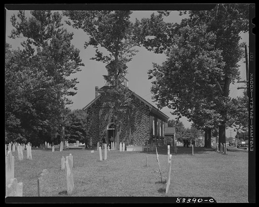 Bridgeton, New Jersey. Seabrook Farm. Seventeenth-century church in the center of the farm