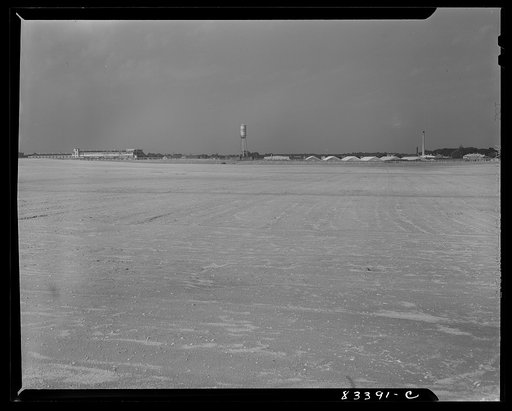 Untitled photo, possibly related to: Bridgeton, New Jersey. Seabrook Farm. Factory in the field