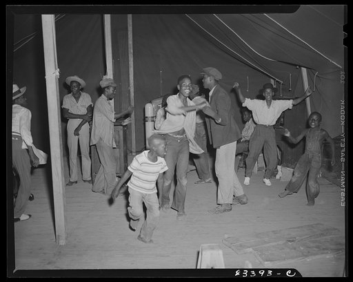 Bridgeton, New Jersey. FSA (Farm Security Administration) agricultural workers' camp. Dancing in the recreation tent
