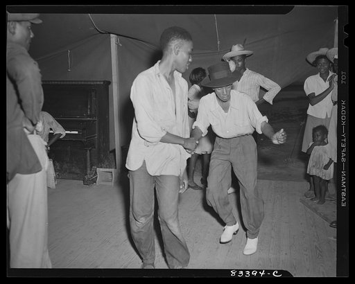 Bridgeton, New Jersey. FSA (Farm Security Administration) agricultural workers' camp. Dancing in the recreation tent