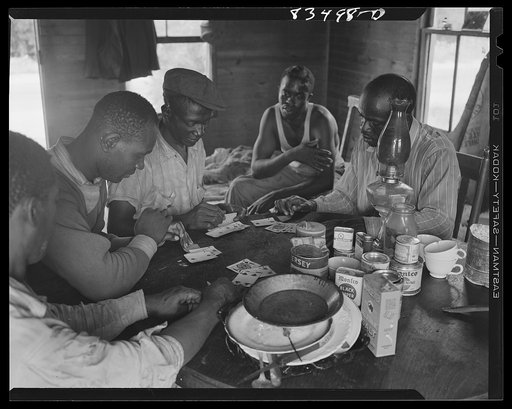 Newport, New Jersey (vicinity). Workers from the FSA (Farm Security Administration) camp in Bridgeton who now live on John Hanby's farm