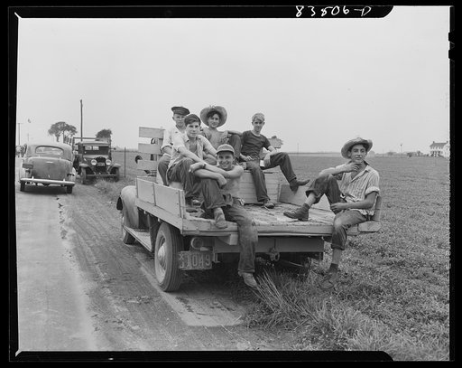 Bridgeton, New Jersey. Seabrook Farms. Boys who worked in the fields