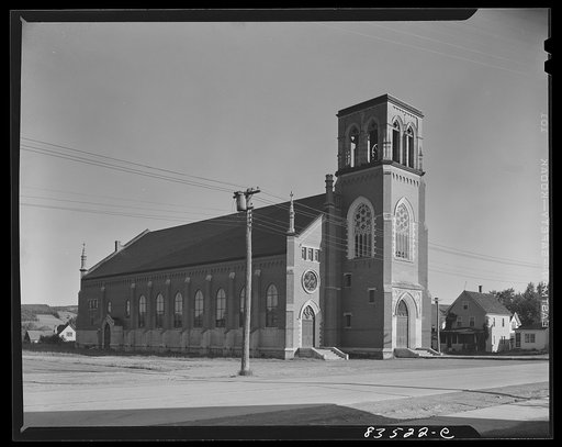 Fort Kent, Maine. Catholic church