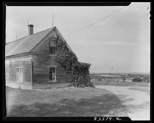 Caribou, Maine (vicinity). Cunningham farm belonging to a FSA (Farm Security Administration) client. A building