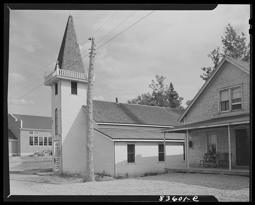 Aroostook County, Maine. Father Soucy's church