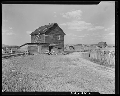 Van Buren, Maine. (vicinity). Acadian farmhouse