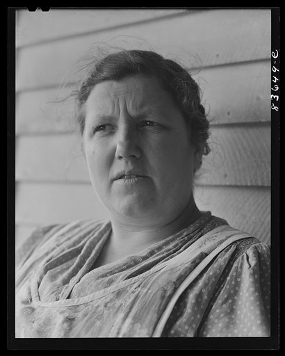 Fort Kent, Maine (vicinity). Wife of Albert [i.e. Leonard] Gagnon, Acadian FSA (Farm Security Administration) client