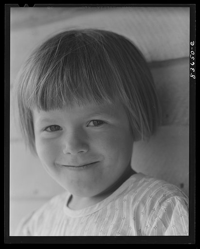 Fort Kent, Maine (vicinity). Daughter of Albert [i.e Leonard] Gagnon, Acadian farmer