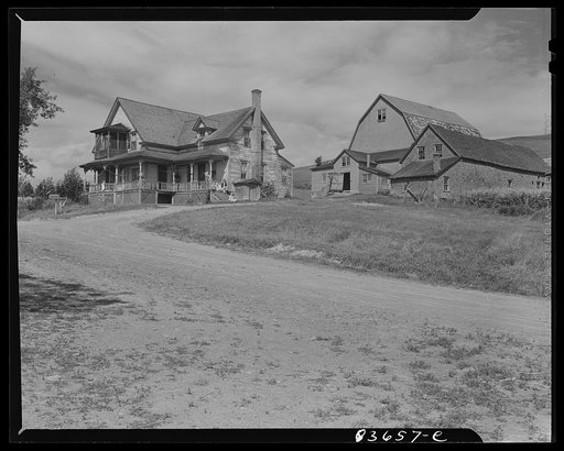 Fort Kent, Maine. (vicinity). Home of Albert [i.e. Leonard] Gagnon, Acadian FSA (Farm Security Administration) client