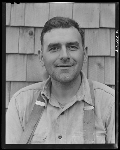 Fort Kent, Maine (vicinity). Edward [i.e. Oneil] Daigle, an Acadian farmer