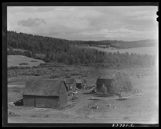 Fort Kent, Maine (vicinity). A building on the Daigle farmstead