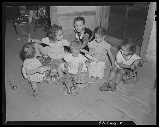 Fort Kent, Maine (vicinity). Edward [i.e. Oneil] Daigle's children
