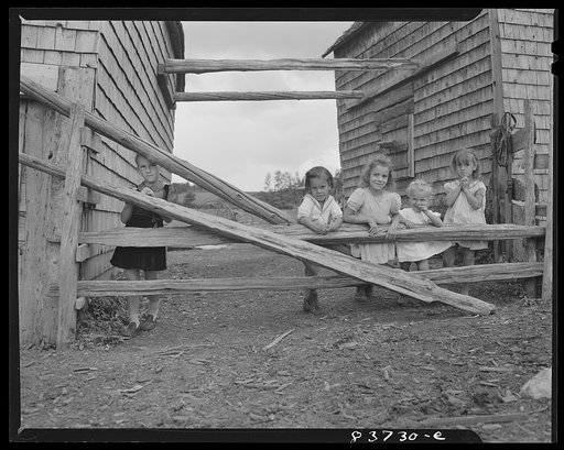 Fort Kent, Maine (vicinity). Edward [i.e. Oneil] Daigle's children
