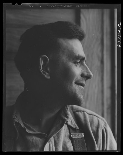 Fort Kent, Maine (vicinity). Edward [i.e. Oneil] Daigle, Acadian farmer