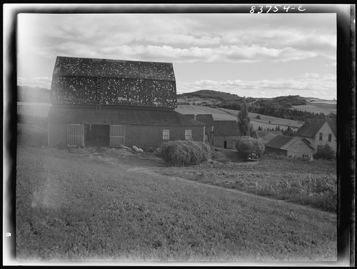 Untitled photo, possibly related to: Fort Kent, Maine (vicinity). Gagnon farm